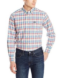 Façonnable Faconnable Cord Gingham Multicolor Button Down Shirt