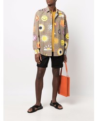 Moschino Graphic Print Button Up Shirt