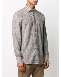 Etro Long Sleeve Check Shirt