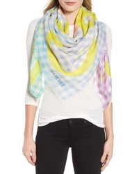 Multi colored Gingham Scarf