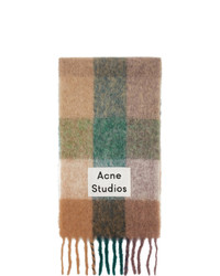 Acne Studios Blue And Purple Valley Scarf