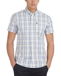 Barbour Tailored Fit Tattersall Short Sleeve Shirt