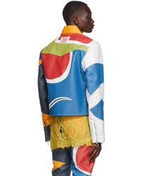 Charles Jeffrey Loverboy Multicolor Faux  Jacket