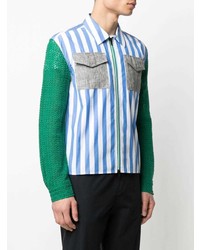 Viktor & Rolf Striped Crochet Shirt