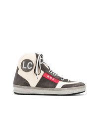 Leather Crown Bmx Hi Top Sneakers
