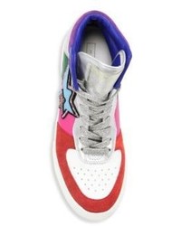 Marc Jacobs Eclipse Colorblock High Top Sneakers