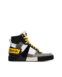 Dolce & Gabbana Hi Top Leather Sneakers