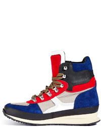 DSQUARED2 Suedeleather High Top Sneakers