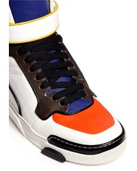 Givenchy Tyson Colourblock High Top Leather Sneakers