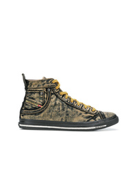 Diesel Washed Out High Top Sneakers