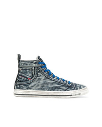 Diesel Washed Out High Top Sneakers