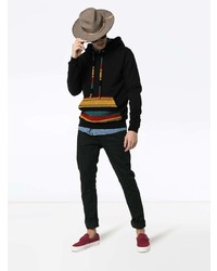 Alanui Knitted Patch Pocket Hooded Sweater