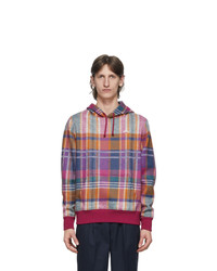 Noah NYC Multicolor Wool Madras Hoodie