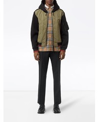 Burberry Quilted Hooded Jacket