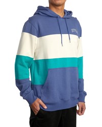 RVCA Reed Colorblock Hoodie In Royal At Nordstrom
