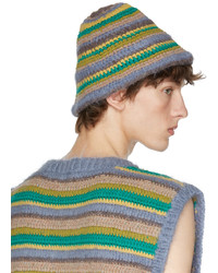 A Personal Note Multicolor Wool Striped Beanie