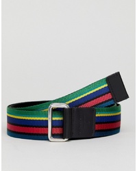Multi colored Horizontal Striped Belt