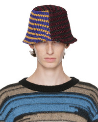 Andersson Bell Burgundy Contrast Knit Bucket Hat