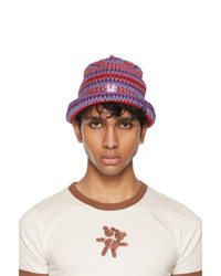 Marc Jacobs Multicolor Heaven By Crochet Psychedelic Bucket Hat