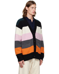 Dries Van Noten Multicolor Striped Cardigan