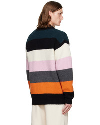 Dries Van Noten Multicolor Striped Cardigan