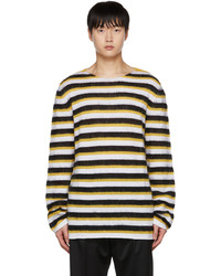 Marni Black Yellow Striped Sweater
