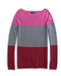 Tommy Hilfiger Colorblock Multi Stripe Sweater
