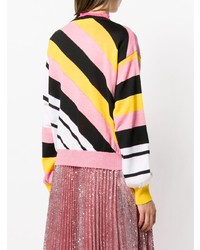 MSGM Diagonal Stripe Sweater