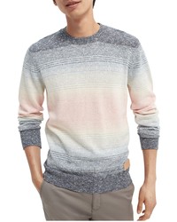 Scotch & Soda Gradient Crewneck Sweater In 0217 Combo A At Nordstrom