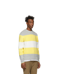 Rag and Bone Grey And Yellow Kirke Sweater