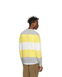 Rag and Bone Grey And Yellow Kirke Sweater