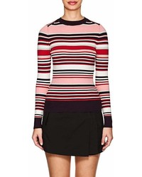 Joostricot Mixed Stripe Fine Gauge Knit Sweater