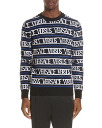 Versus Versace Logo Wool Blend Sweater
