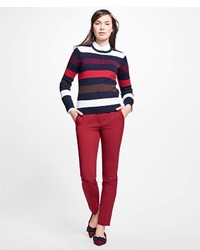 Brooks Brothers Merino Wool Striped Sweater