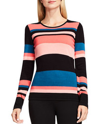 Vince Camuto Multi Toned Striped Sweater