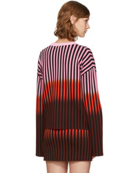 Opening Ceremony Multicolor Dip Dye Striped Sweater