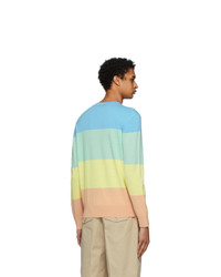 MAISON KITSUNÉ Multicolor Merino Stripe Sweater