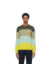 MAISON KITSUNÉ Multicolor Merino Stripes Sweater