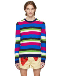 JW Anderson Multicolor Merino Wool Striped Sweater