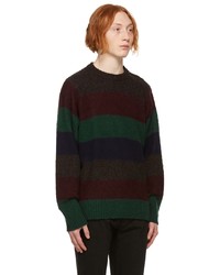YMC Multicolor Stripe Suedehead Sweater