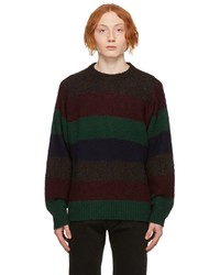 YMC Multicolor Stripe Suedehead Sweater