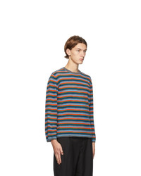 Comme des Garcons Homme Deux Multicolor Striped Sweater