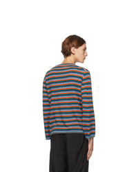 Comme des Garcons Homme Deux Multicolor Striped Sweater