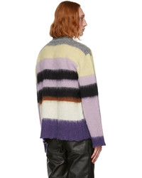 Marc Jacobs Multicolor The Brushed Striped Sweater Sweater