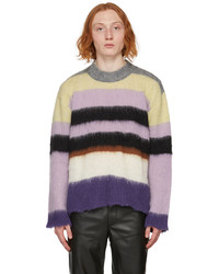 Marc Jacobs Multicolor The Brushed Striped Sweater Sweater