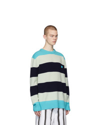 Acne Studios Multicolor Wool Block Stripe Nimah Sweater