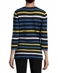 St. John Ombre Stripe Sweater
