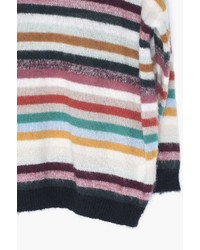 Genuine People Oversized Loose Striped Sweater