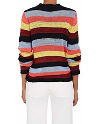 The Elder Statesman Picasso Striped Cashmere Sweater