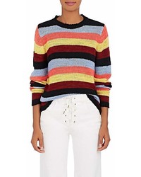 The Elder Statesman Picasso Striped Cashmere Sweater